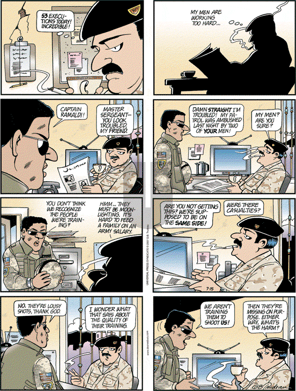 Doonesbury - Sunday July 15, 2007 Comic Strip