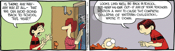 The Buckets on Saturday September 12, 2015 Comic Strip