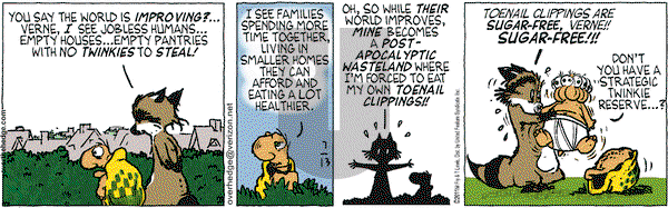 Over the Hedge on Wednesday July 13, 2011 Comic Strip