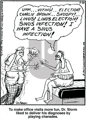 Close to Home on Wednesday December 7, 2005 Comic Strip