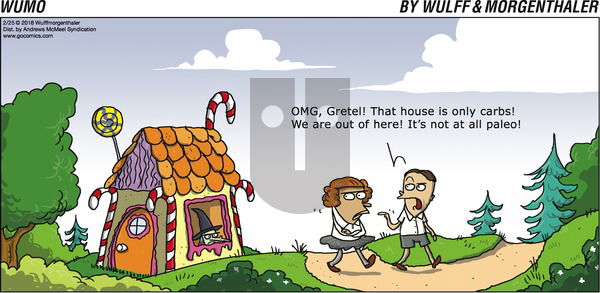 WuMo on Sunday February 25, 2018 Comic Strip