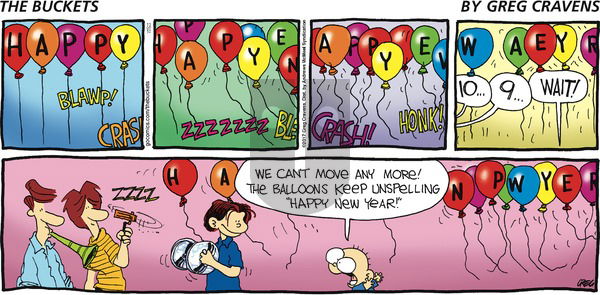 The Buckets on Sunday December 31, 2017 Comic Strip