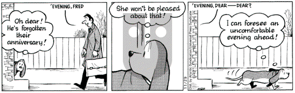 Fred Basset on Monday November 29, 2004 Comic Strip