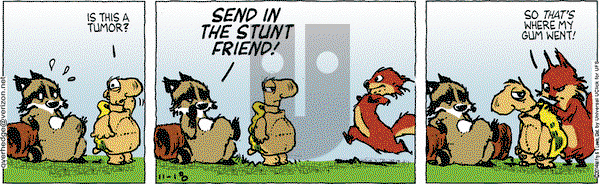 Over the Hedge on Tuesday November 18, 2014 Comic Strip