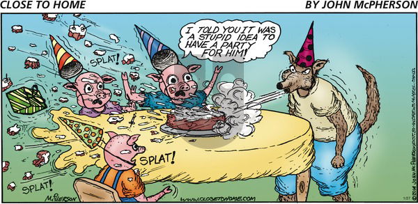 Close to Home on Sunday January 27, 2019 Comic Strip