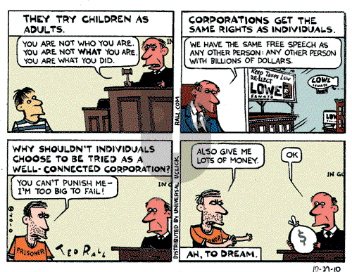 Ted Rall on Wednesday October 27, 2010 Comic Strip