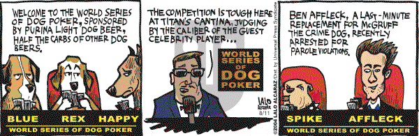 La Cucaracha on Wednesday August 11, 2004 Comic Strip