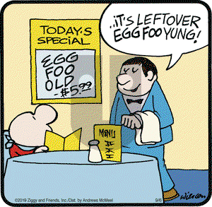 Ziggy on Friday September 6, 2019 Comic Strip