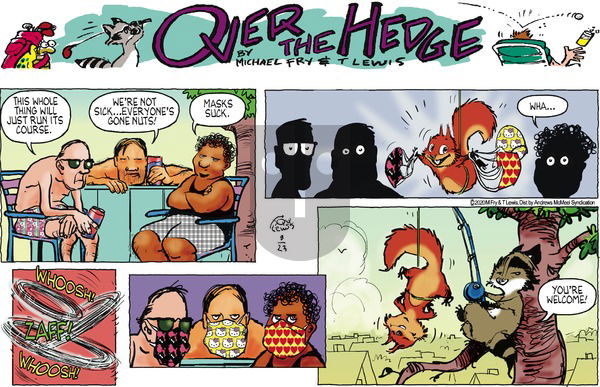 Over the Hedge on Sunday August 23, 2020 Comic Strip