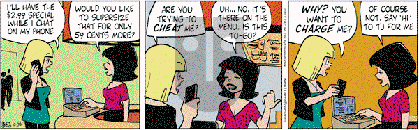 Luann on Tuesday October 30, 2012 Comic Strip