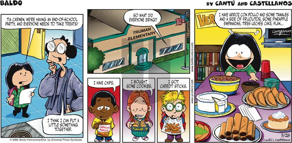 Baldo on Sunday May 28, 2006 Comic Strip