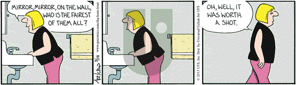 The Born Loser on Thursday March 14, 2013 Comic Strip