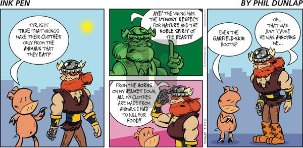 Ink Pen on Sunday September 5, 2010 Comic Strip