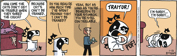 Pooch Cafe on Friday January 13, 2017 Comic Strip
