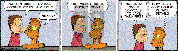 Garfield on Tuesday December 5, 2017 Comic Strip