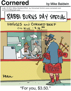 Cornered on Saturday January 25, 2014 Comic Strip