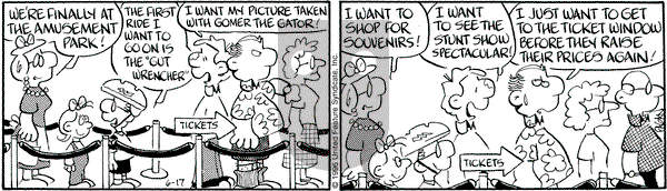 Drabble on Monday June 17, 1996 Comic Strip