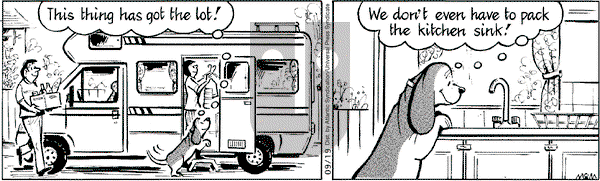 Fred Basset on Saturday September 19, 2009 Comic Strip