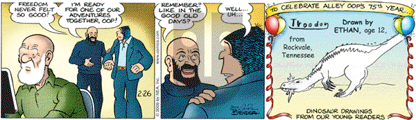 Alley Oop on Thursday February 26, 2009 Comic Strip