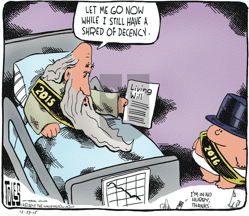 Tom Toles on Wednesday December 23, 2015 Comic Strip