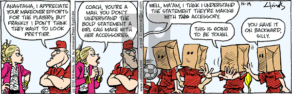 Cleats - Saturday October 19, 2002 Comic Strip