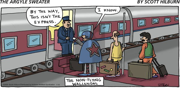 The Argyle Sweater on Sunday January 19, 2020 Comic Strip