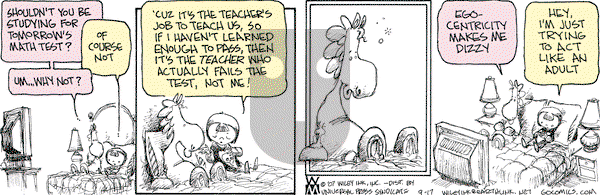 Non Sequitur on Monday September 17, 2007 Comic Strip