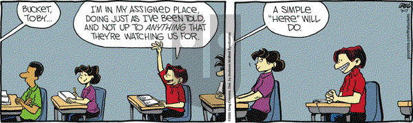 The Buckets on Monday March 17, 2025 Comic Strip