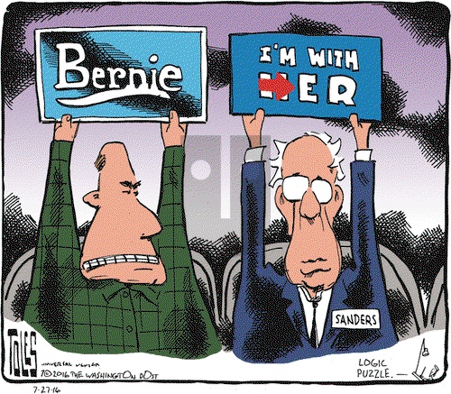 Tom Toles on Wednesday July 27, 2016 Comic Strip