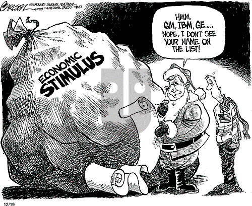 Stuart Carlson on Wednesday December 19, 2001 Comic Strip
