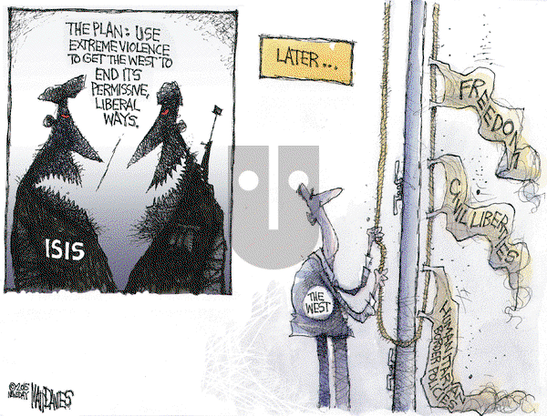 Matt Davies on Tuesday November 17, 2015 Comic Strip