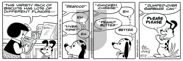Nancy on Thursday April 26, 2007 Comic Strip