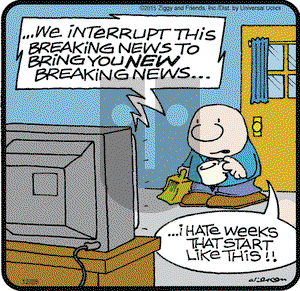 Ziggy on Monday December 28, 2015 Comic Strip