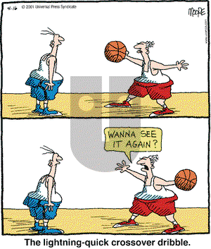 In the Bleachers on Sunday April 13, 2003 Comic Strip