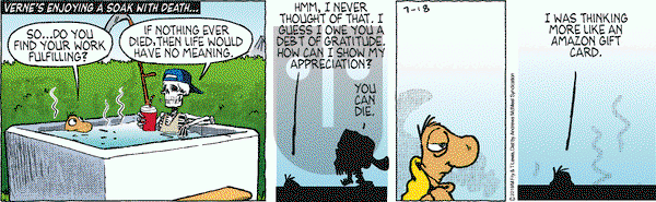 Over the Hedge on Thursday July 18, 2019 Comic Strip