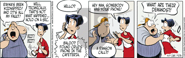 Baldo on Thursday November 7, 2013 Comic Strip