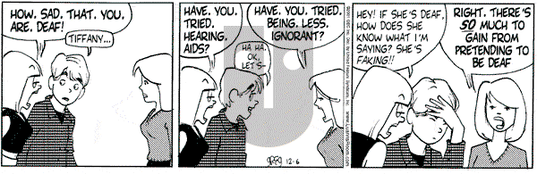 Luann on Thursday December 6, 2001 Comic Strip