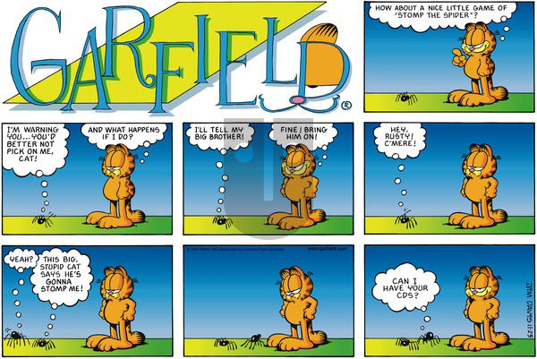 Garfield on Sunday November 23, 1997 Comic Strip