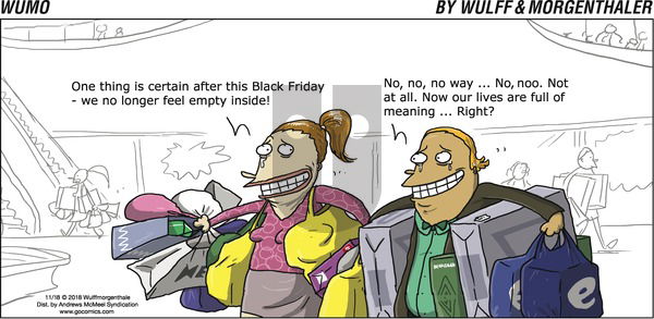 WuMo on Sunday November 18, 2018 Comic Strip