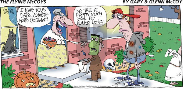 The Flying McCoys on Sunday October 30, 2016 Comic Strip