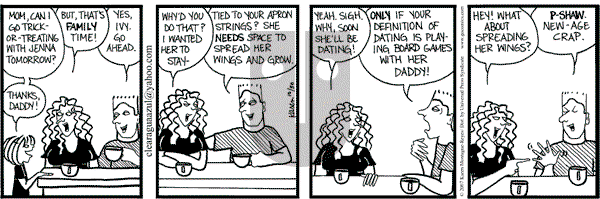 Clear Blue Water on Tuesday October 30, 2007 Comic Strip