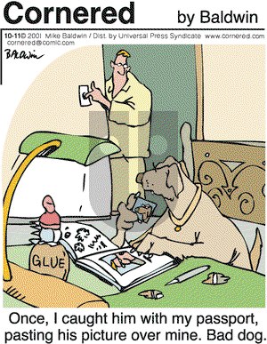 Cornered on Thursday October 11, 2001 Comic Strip