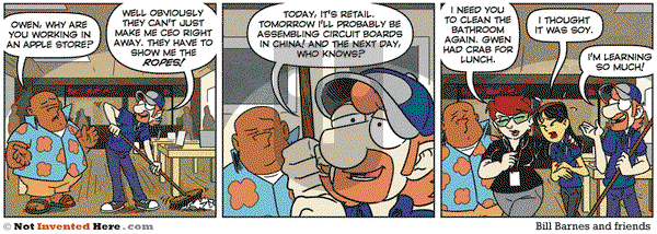 Not Invented Here on Wednesday December 1, 2021 Comic Strip