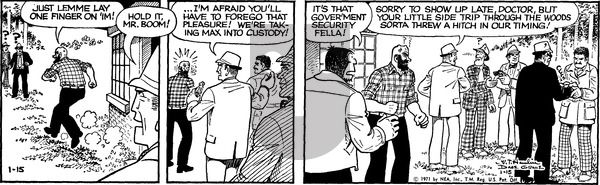 Alley Oop on Friday January 15, 1971 Comic Strip