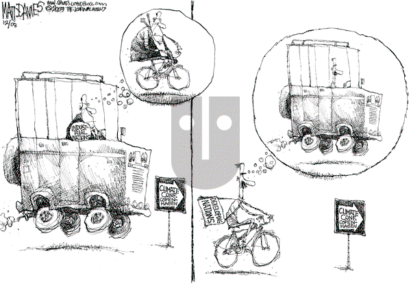 Matt Davies on Tuesday December 8, 2009 Comic Strip