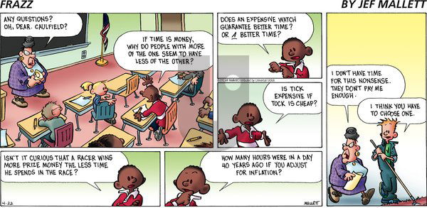 Frazz on Sunday April 22, 2012 Comic Strip