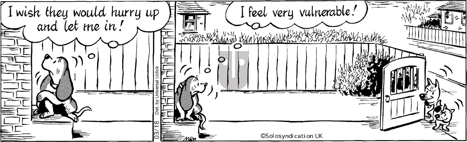 Fred Basset on Tuesday March 18, 2014 Comic Strip
