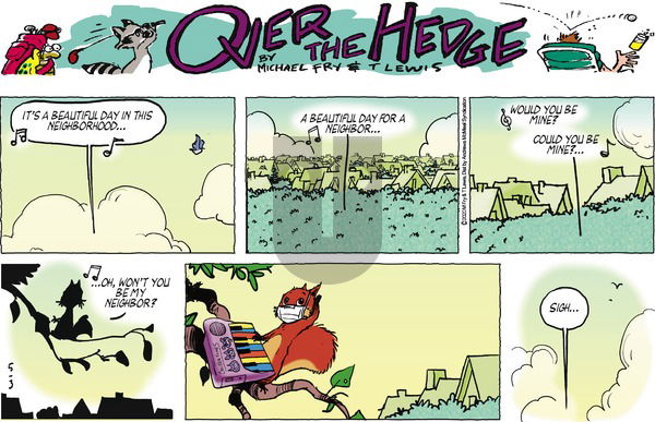 Over the Hedge on Sunday May 3, 2020 Comic Strip