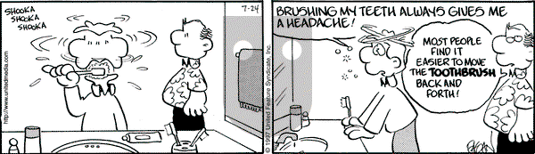 Drabble on Thursday July 24, 1997 Comic Strip