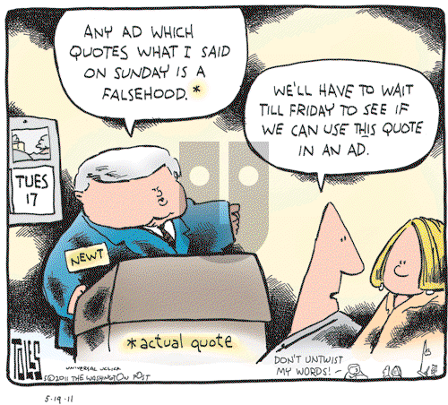 Tom Toles - Thursday May 19, 2011 Comic Strip